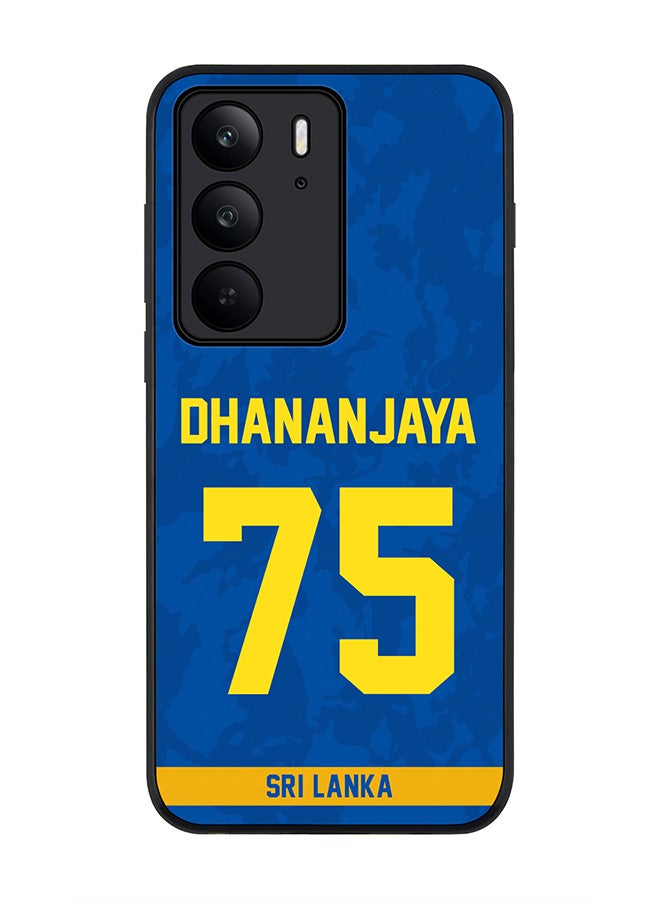 For Realme C75x / C75 4G Case,Slim fit Camera Protection, Shockproof Thin Phone cover  - Sri lanka Dhananjaya de Silva Jersey No 75